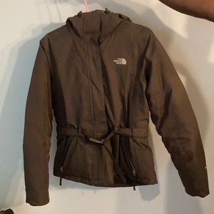 North Face Women’s Winter Coat with Buckle